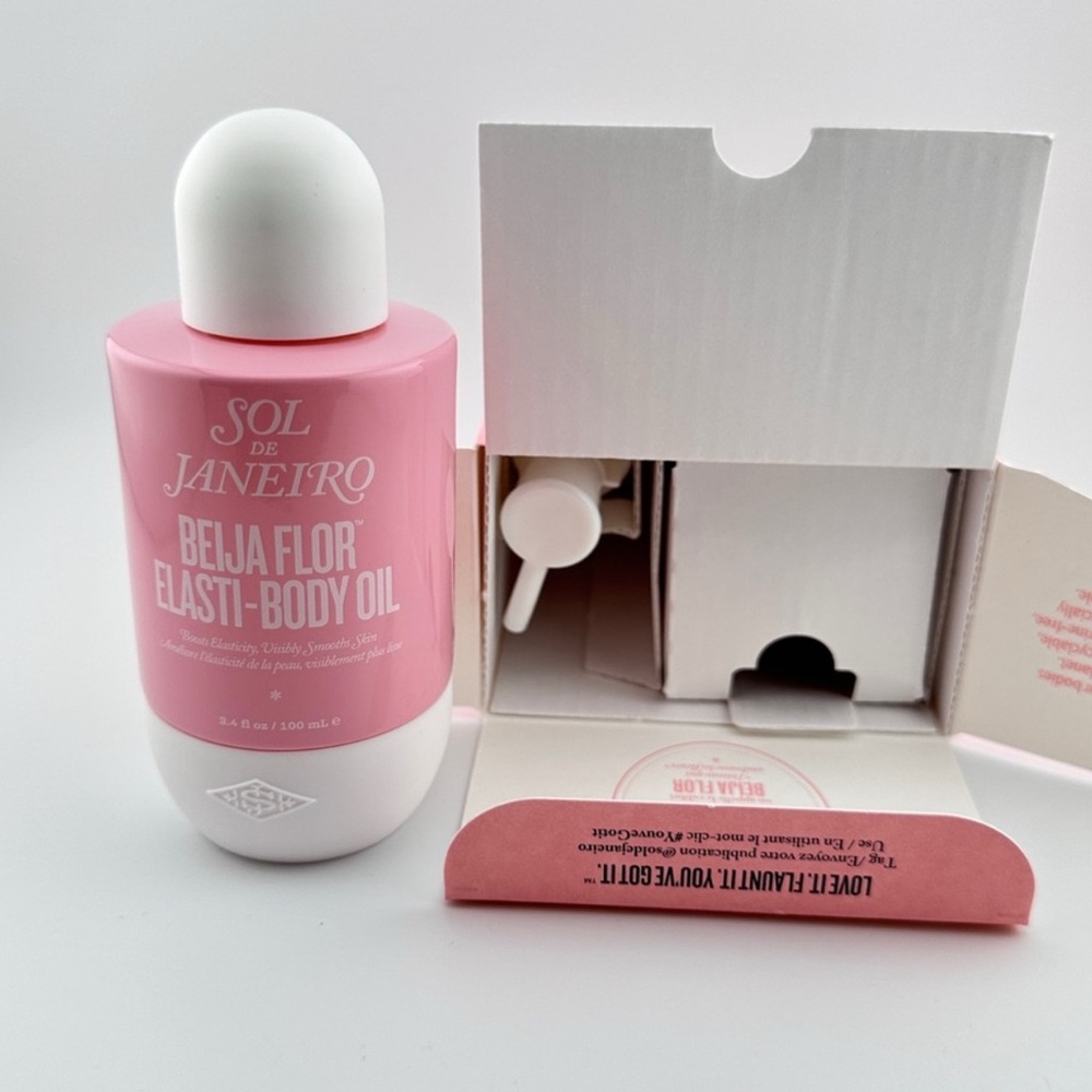 🆕 SOL DE JANEIRO Beija Flor Elasti-Body Oil in Cheirosa 68 Full Size & Sealed - Picture 3 of 4